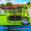 KESSERÂ® Trampolin Ã 244/305/366/427 cm | TÃV Rheinland GS Zertifiziert | Gartentrampolin Kindertrampolin bis 150 kg | Komplettset mit Sicherheitsnetz, Leiter, Randabdeckung & ZubehÃ¶r – Bild 5