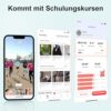 DeerRun Walking Pad Raceable,Laufband fÃ¼r Zuhause bis 136kg, Laufband Schreibtisch mit Pitpat App, Treadmill Leise 2,5PS mit Professionelle Trainingskurse & Multi-Runner-Rennen – Bild 4