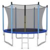 LIFEZEAL Trampolin Outdoor, Gartentrampolin mit Sicherheitsnetz, Schutzmatte, Kindertrampolin fÃ¼r Innen, AuÃen, Sporttrampolin mit GS Zertifiziert fÃ¼r Kinder ab 6 Jahren, Max. 100 kg