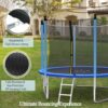 LIFEZEAL Trampolin Outdoor, Gartentrampolin mit Sicherheitsnetz, Schutzmatte, Kindertrampolin fÃ¼r Innen, AuÃen, Sporttrampolin mit GS Zertifiziert fÃ¼r Kinder ab 6 Jahren, Max. 100 kg – Bild 5