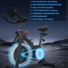Neu Heimtrainer Fahrrad, DMASUN Hometrainer Fahrrad, Verstellbarer Widerstand, Extra Bequemer Sitz & Sitzbezug, GroÃer Tablet-Halter, Leises Stabiles Fitnessbike fÃ¼r Zuhause, Bis 160kg Belastbar – Bild 3