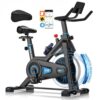 Neu Heimtrainer Fahrrad, DMASUN Hometrainer Fahrrad, Verstellbarer Widerstand, Extra Bequemer Sitz & Sitzbezug, GroÃer Tablet-Halter, Leises Stabiles Fitnessbike fÃ¼r Zuhause, Bis 160kg Belastbar