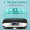 Oyajia Vibrationsplatten, 3D Trainingsgerät mit 120 Vibrationsstufen Sportgerät für Zuhause , Fitness Vibrationsplatte für Ganzkörperübungen Heimtraining – Bild 3