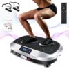 Oyajia Vibrationsplatten, 3D Trainingsgerät mit 120 Vibrationsstufen Sportgerät für Zuhause , Fitness Vibrationsplatte für Ganzkörperübungen Heimtraining