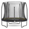 Salta Comfort Edition â â183/213/251/305/366/396/427cm - TÃV geprÃ¼ft â Schwarz/GrÃ¼n/Pink - rundes Outdoor Trampolin, Gartentrampolin - Set mit Sprungmatte, Sicherheitsnetz, Federn, Randabdeckung